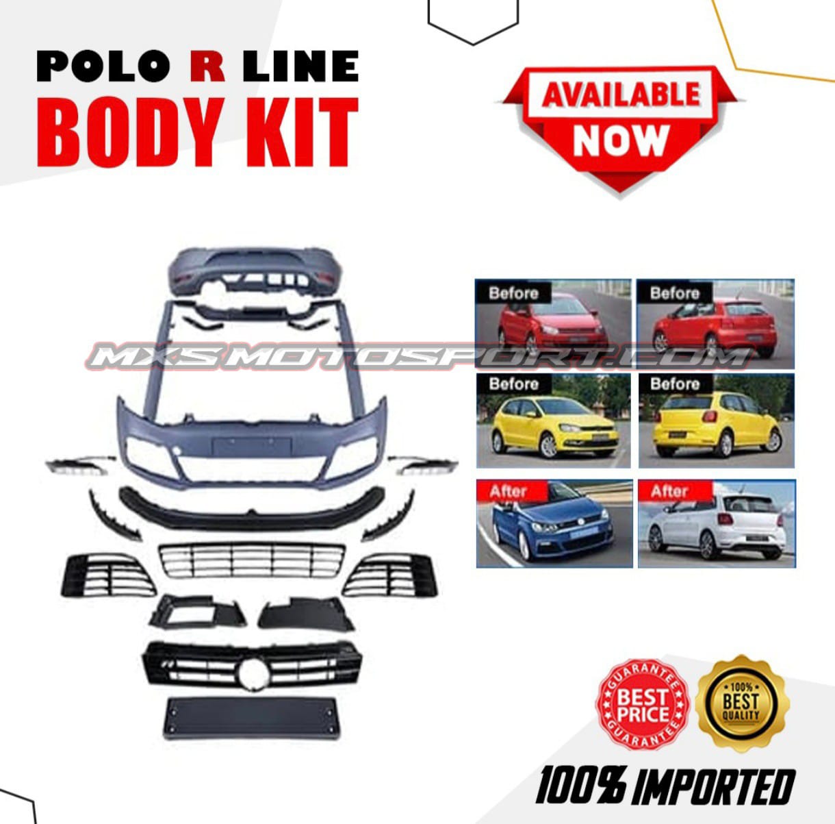 MXS2678 Volkswagen Polo R Line Racing Body Kit