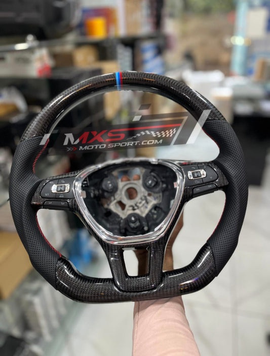MXS4166 Carbon Fiber Steering Wheel For Volkswagen Polo