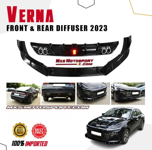MXS4176 Sport Diffuser Body for Hyundai Verna 2020+