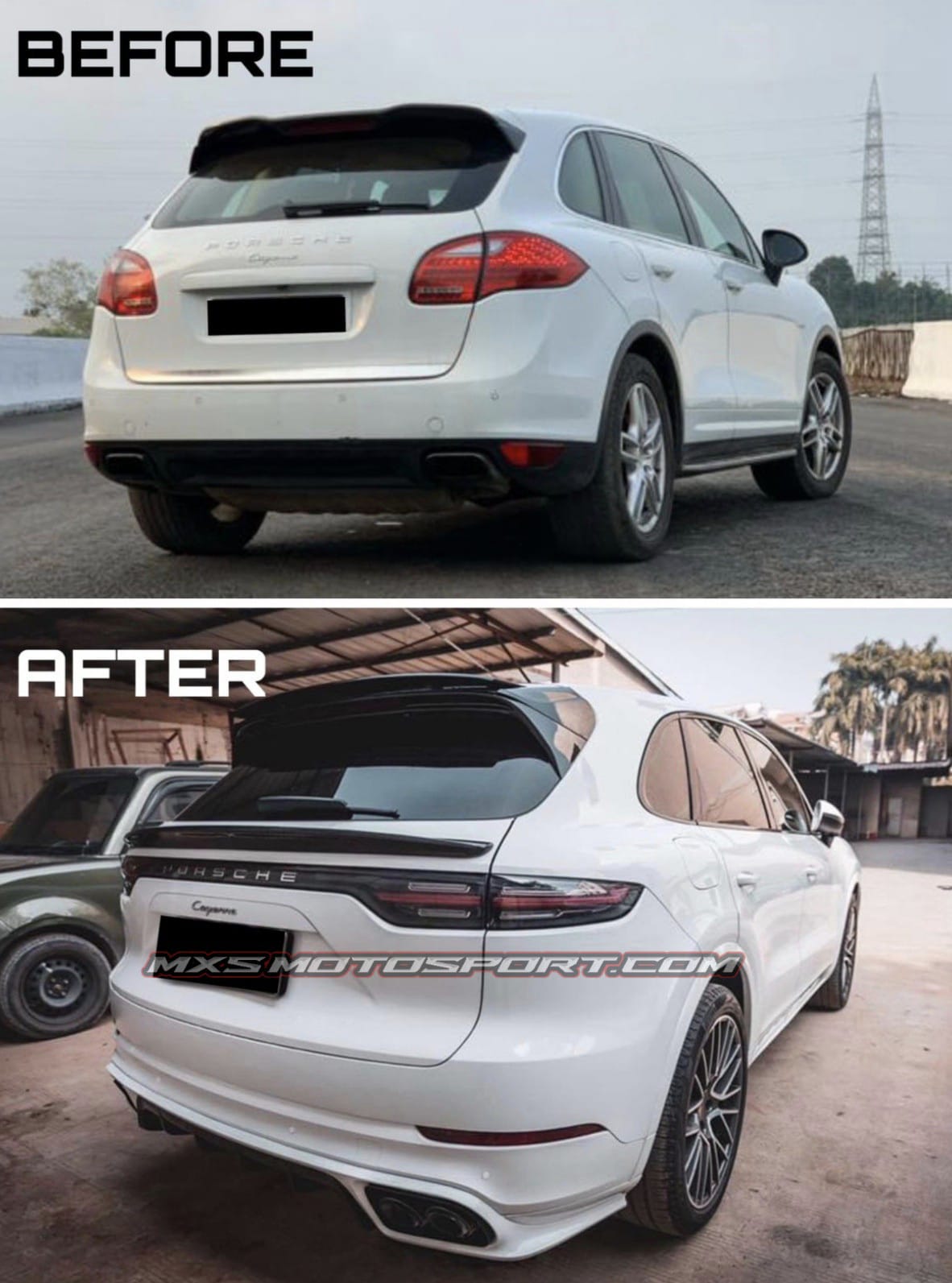 MXS4187 Facelift Upgrade Body Kit For Porsche Cayenne