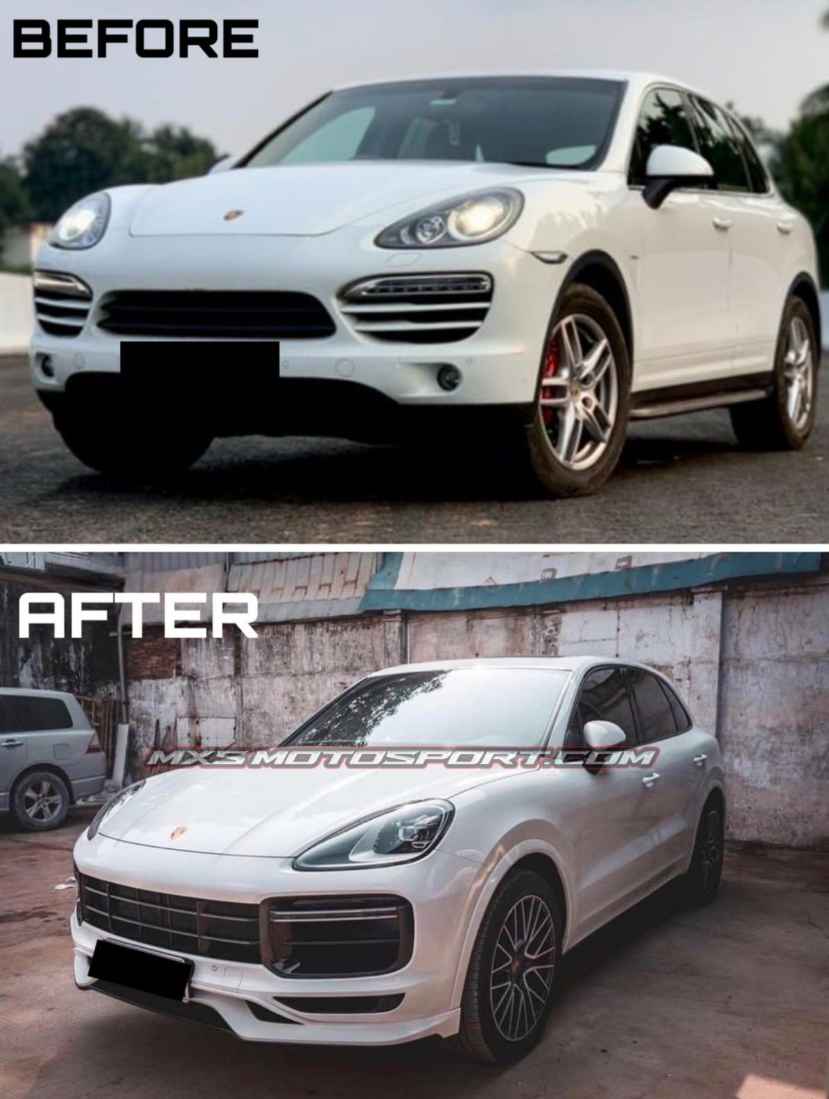 MXS4187 Facelift Upgrade Body Kit For Porsche Cayenne