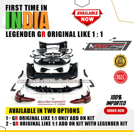 MXS4190 Toyota Fortuner GR Sport Conversion Body Kit / Convert Fortuner To New Legender GR Sport Body Kit