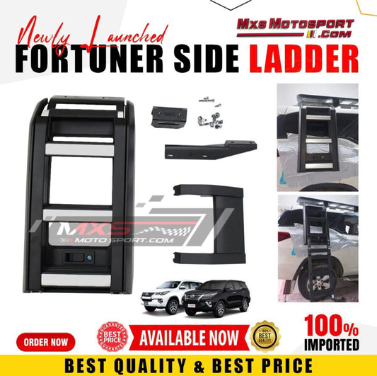 MXS4253 Deployable Folding Roof Side Ladder For Toyota Fortuner ! Defender Style