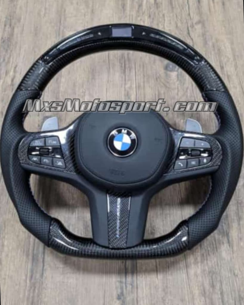 MXS4256 Carbon Fiber Steering Wheel For BMW G20 / G30 with LED Digital Display