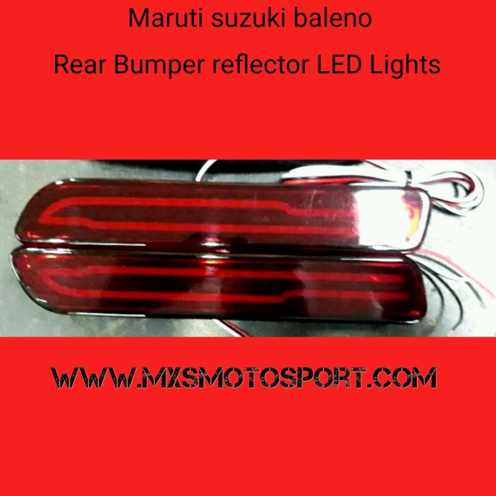 MXSTL74 Rear Bumper LED Reflector DRL Light Maruti Suzuki Baleno