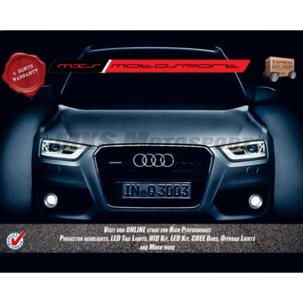 MXS Motosport Audi Q3 Fog Lamp HID KIT with 6 Months* Warranty