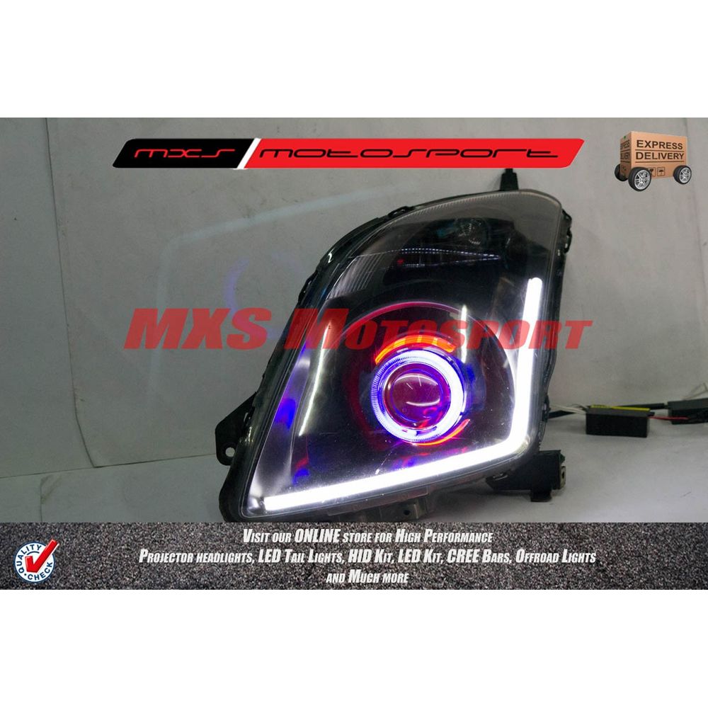 MXSHL175 Shark Eye Projector Headlight With DRL System Maruti Suzuki Swift