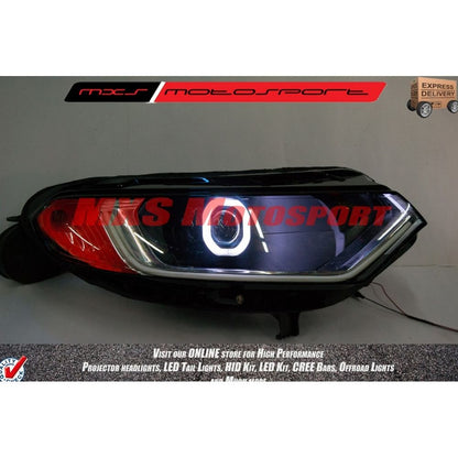 MXSHL180 Projector Headlights with audi Style DRL's Ford Ecosport