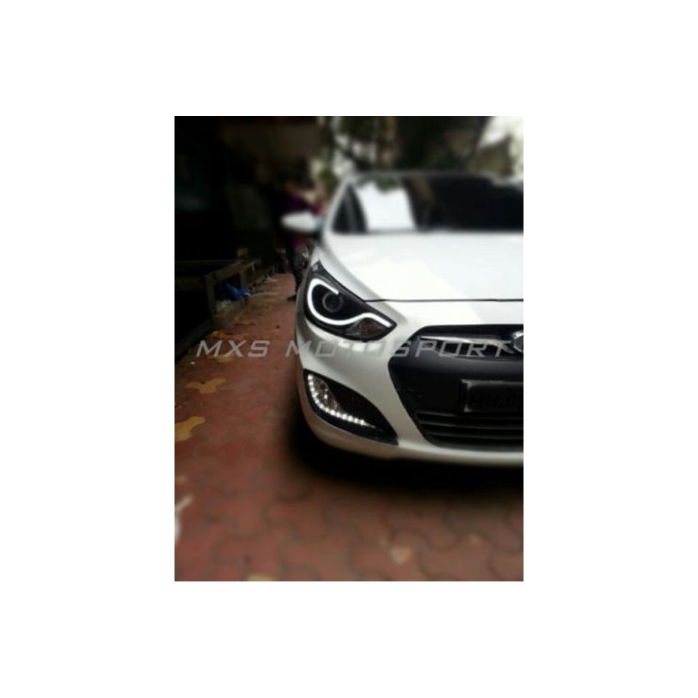 MXS2250 LED Fog Lamps Day Time Running Light Hyundai Verna Fluidic