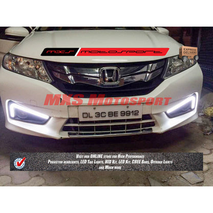 MXS2296 LED Fog Lamps Day Time running Light Honda City i-Dtec