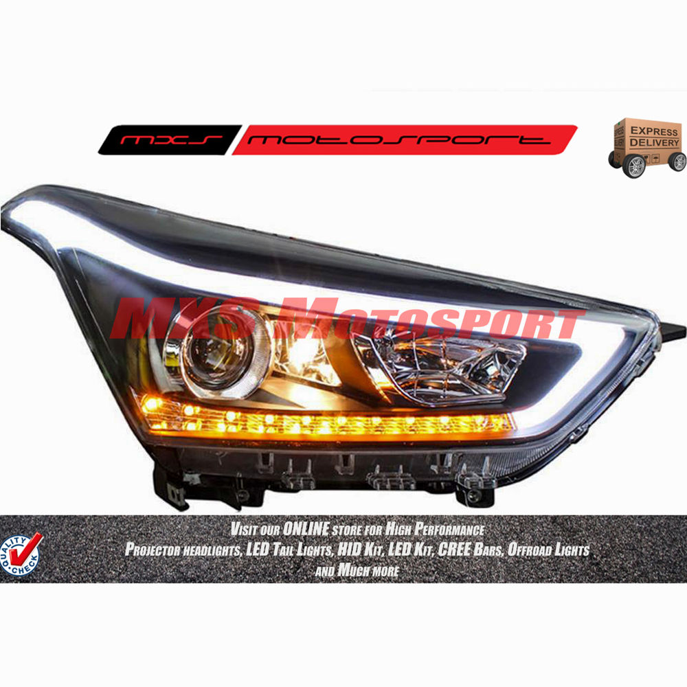 MXSHL375 Projector Headlights Hyundai Creta with DRL's & Matrix Mode