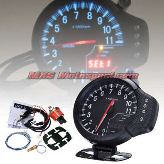 MXS2069 AVRI - 4.7&quot; Tachometer Water Temp Oil Pressure Apexi 3-in-1 Tacho Meter Gauge