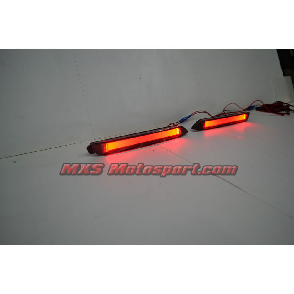 MXSTL90 Rear Bumper Reflector DRL LED Tail Lights Toyota Innova 'Smoked Black'