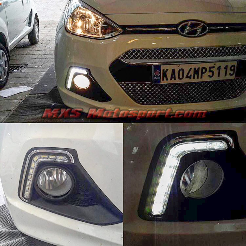 MXS2208 LED Fog Lamps Day Time running Light Hyundai Grand i10