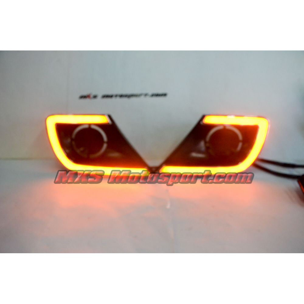 MXS2582 LED Fog Lamps Day Time Running Light Universal Fitment  Car