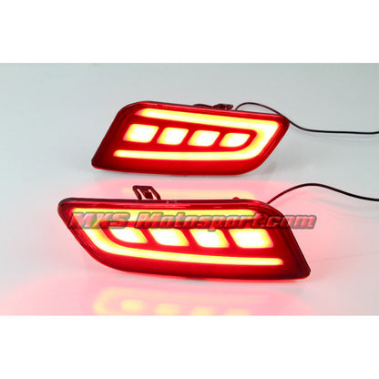 MXSTL138 Ford Endeavour Everest Rear Bumper Reflector DRL LED Tail Lights