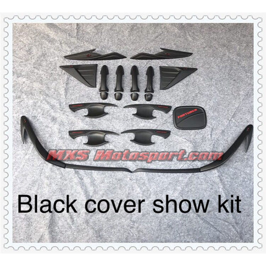 MXS2573 Toyota Fortuner Exterior Matt Black Body Parts