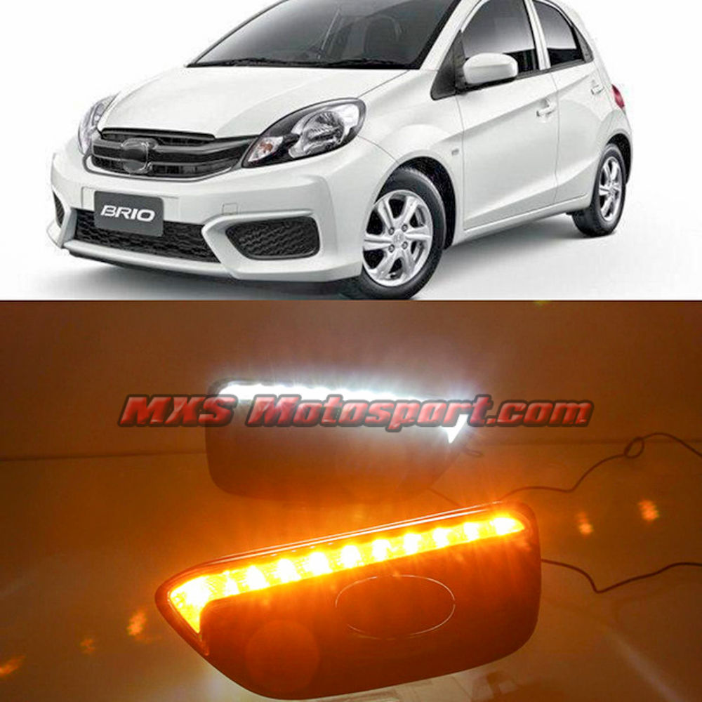 MXS2597 Honda Brio LED Fog Lamps Day Time Running Lights