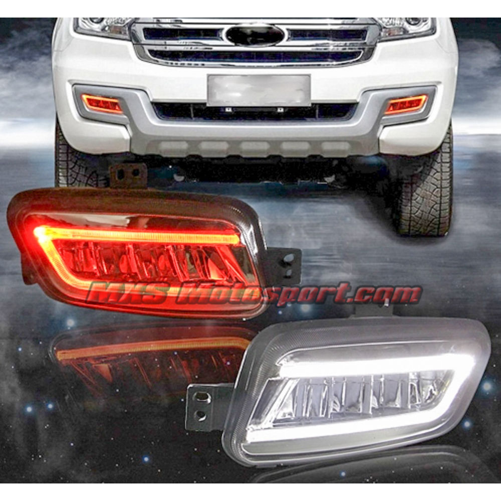 MXS2621 Ford Endeavour Everest LED Fog Lamps Daytime Running Lights