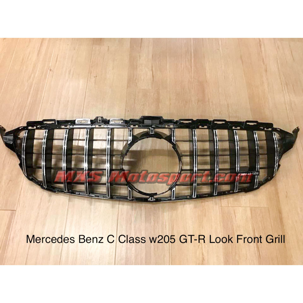 MXS2662 Mercedes Benz C Class W205 GT-R Look Front Grill 2014 Black