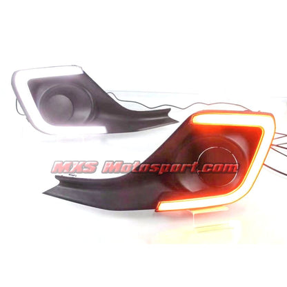 MXS2663 Maruti Suzuki Swift LED Daytime Fog Lamps With Turn Signal Mode New Version