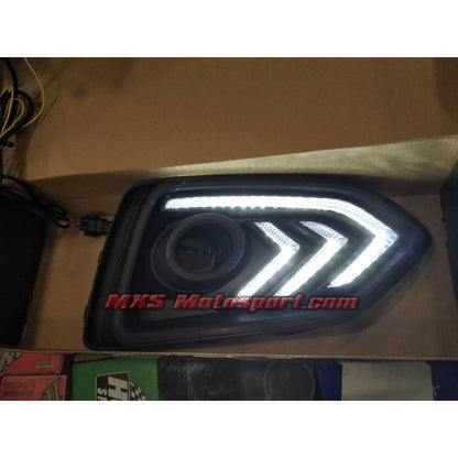 MXS2771 Hyundai Verna LED Daytime Fog Lamps With Turn Signal Mode New Version