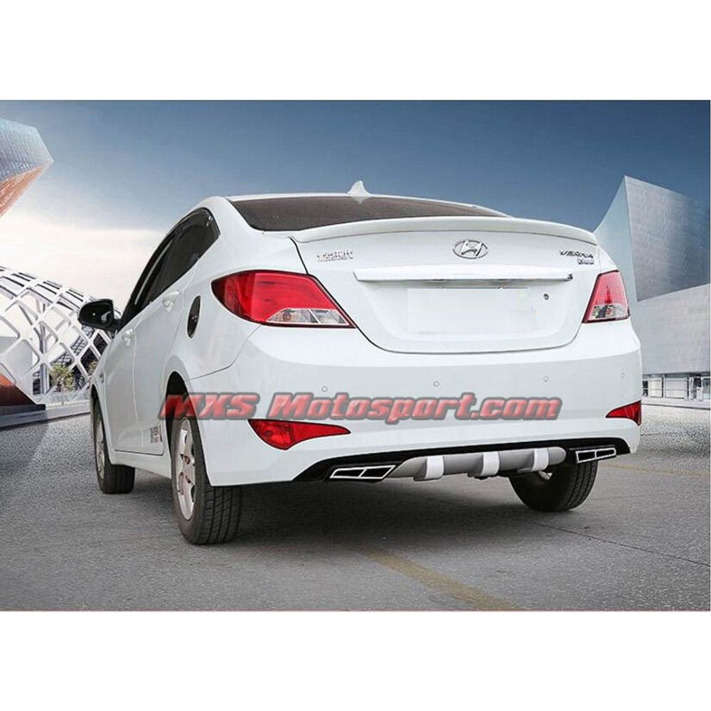 MXS2788 Hyundai Verna 4S Rear Racing Diffuser