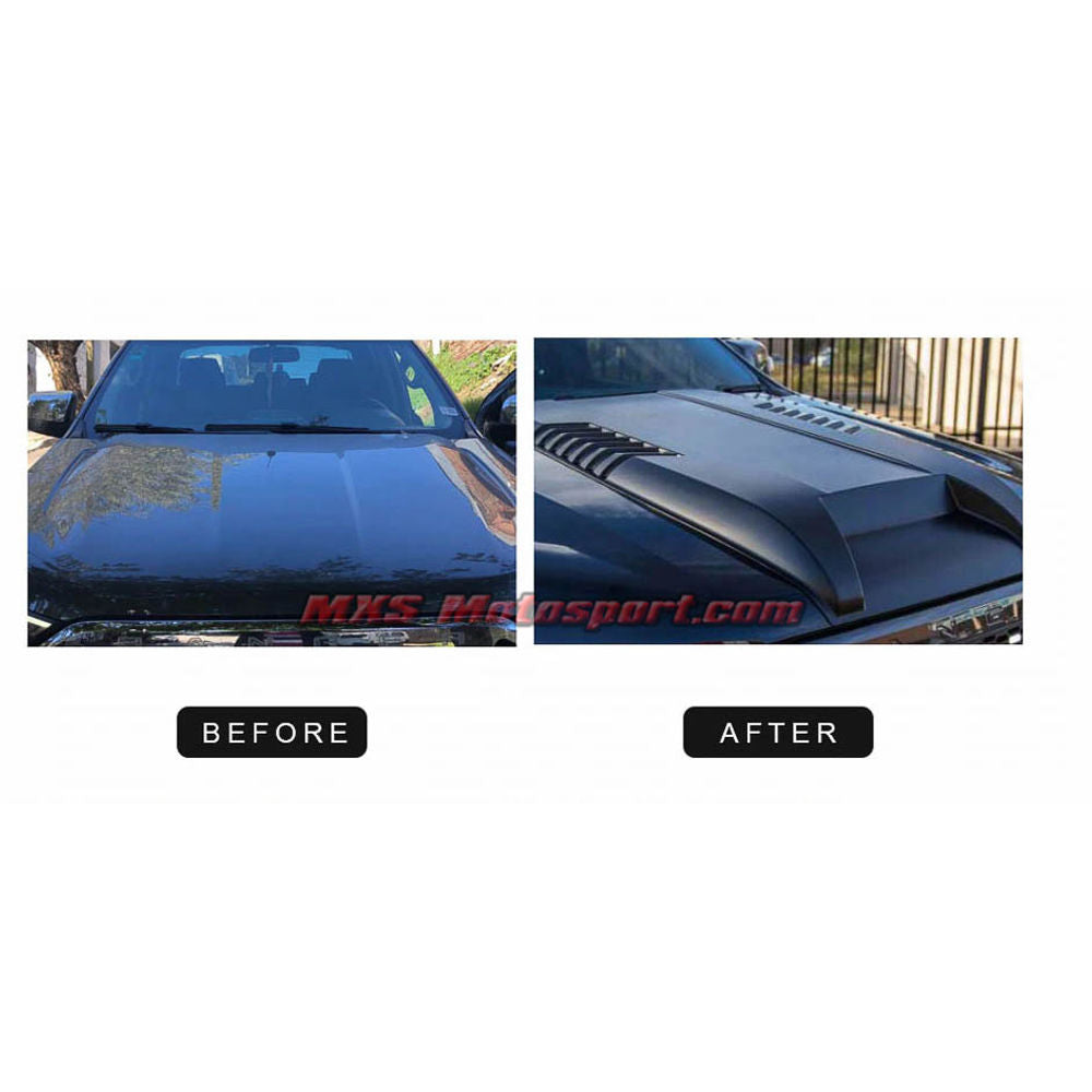 MXS2789 Ford Endeavour Everest Tech Hard X2 Matt Bonnet Scoop Hood