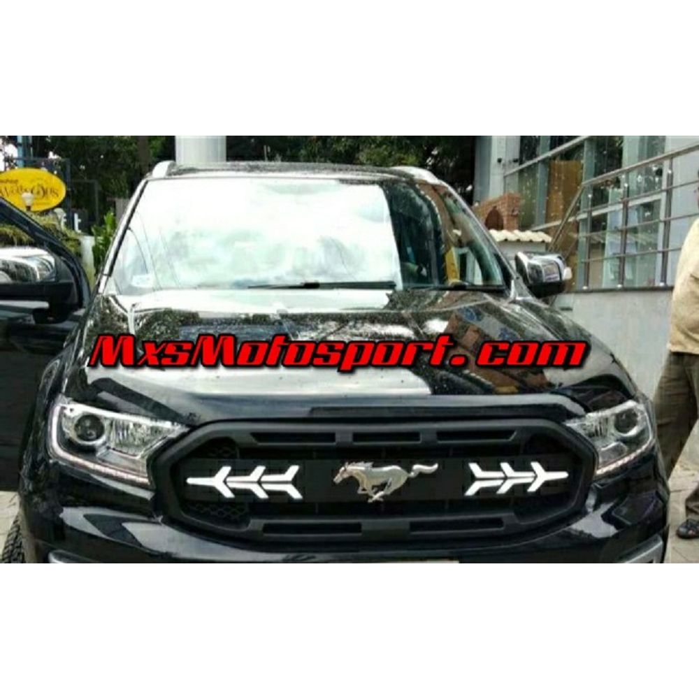 MXS2810 Ford Endeavour Everest Led Raptor Grill  2019+ Mustang Style