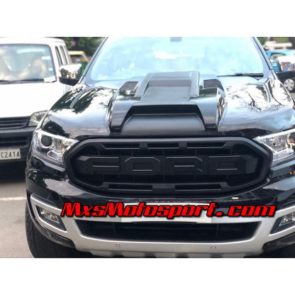 MXS2820 Ford Endeavour Everest Tech Hard X2 Mosnster Bonnet Scoop Hood