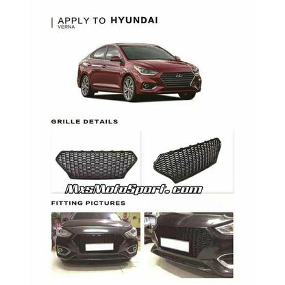 MXS2826 Hyundai Verna Sports Grill 2017+