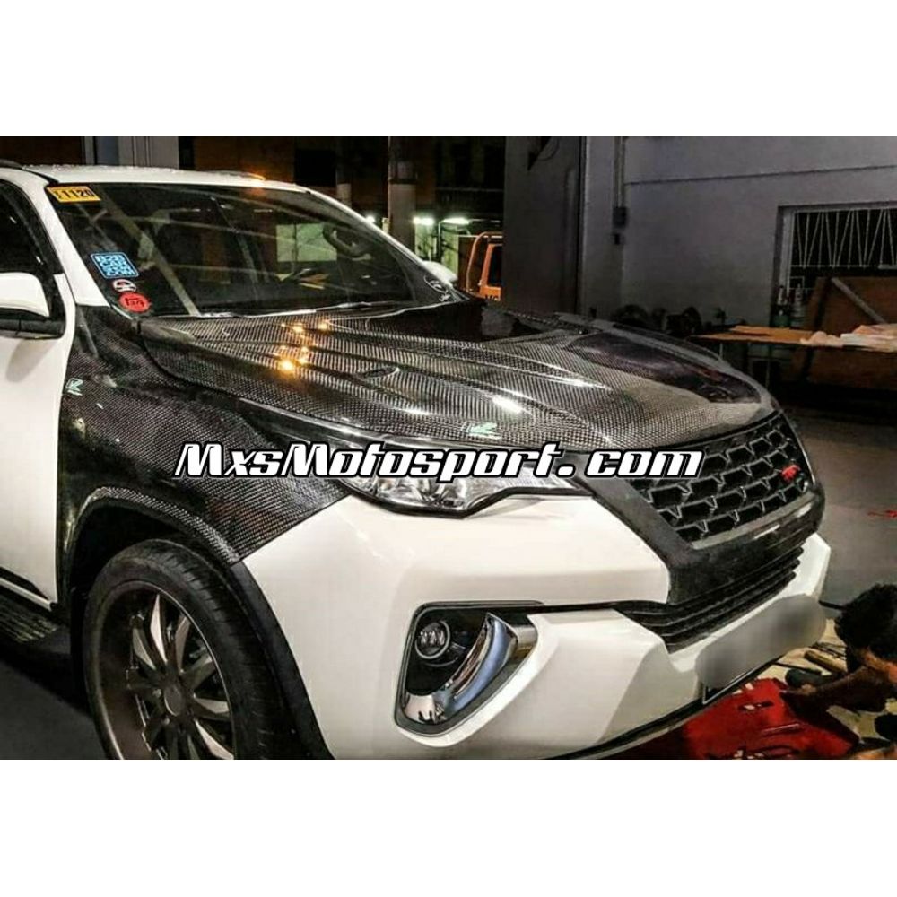 MXS2834 Toyota Fortuner Tech Hardy Carbon Fiber Bonnet