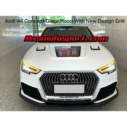 MXS2848 Audi A4 GT Kit Glass Hood with Grill & Splitter