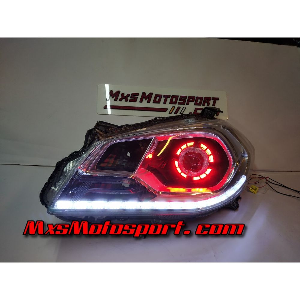 MXS2871  Maruti Suzuki S-cross LED DRL Robotic Eye Projector Headlights Matrix Series