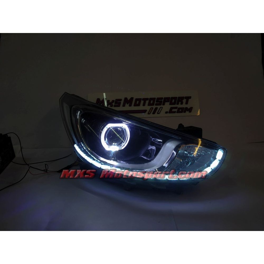 MXS2919 Hyundai Verna Fluidic LED Daytime Xenon Projector Headlights Matrix Series