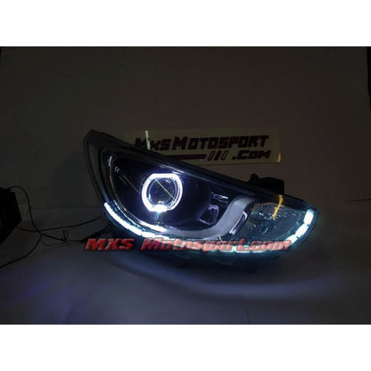 MXS2919 Hyundai Verna Fluidic LED Daytime Xenon Projector Headlights Matrix Series