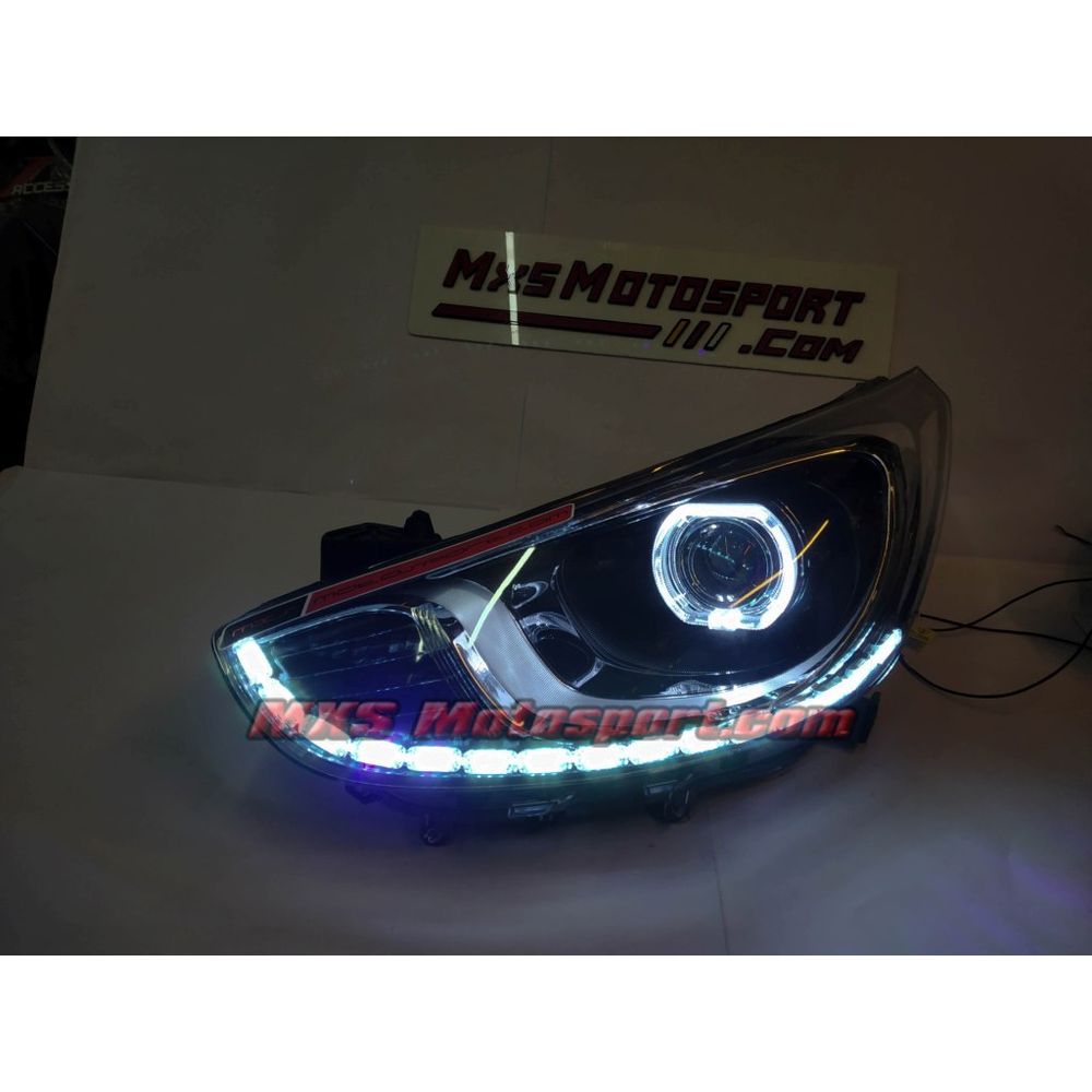 MXS2919 Hyundai Verna Fluidic LED Daytime Xenon Projector Headlights Matrix Series