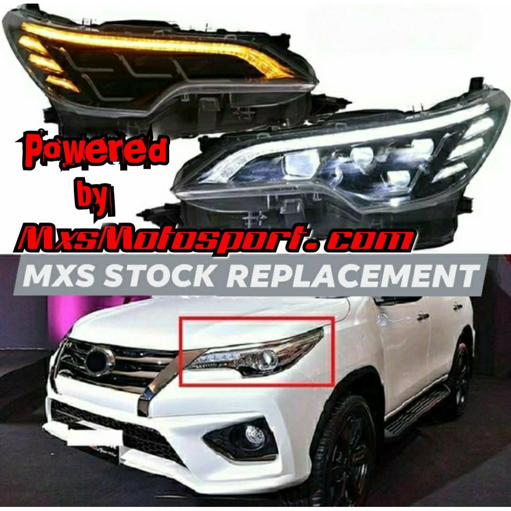 MXS2927 Toyota Fortuner LED Daytime Projector Headlights Matrix Series 2016+