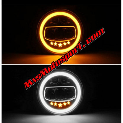 MXS3025 Cree LED Projector Headlights Mahindra Thar Jeep Wrangler