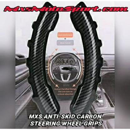 MXS3063 Anti-Skid Carbon Steering Wheel Grips