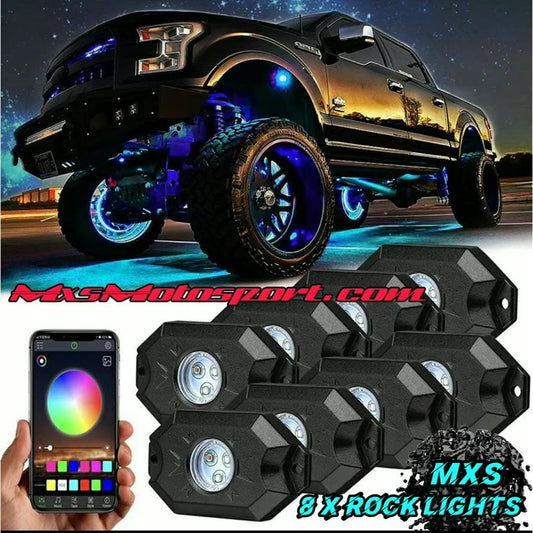 MXS3084 App Controlled 8-X LED Rock Lights