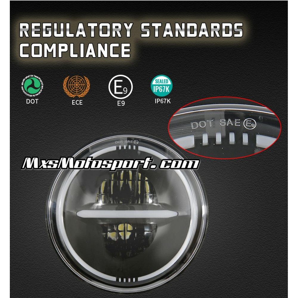 MXS3343 LED Headlights For Mahindra Thar Jeep Wrangler