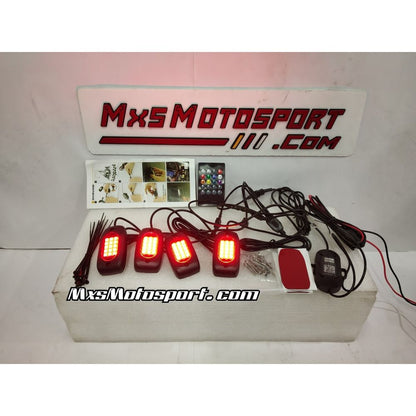 MXS3418 App Controlled 4-X LED Rock Lights