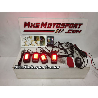 MXS3418 App Controlled 4-X LED Rock Lights