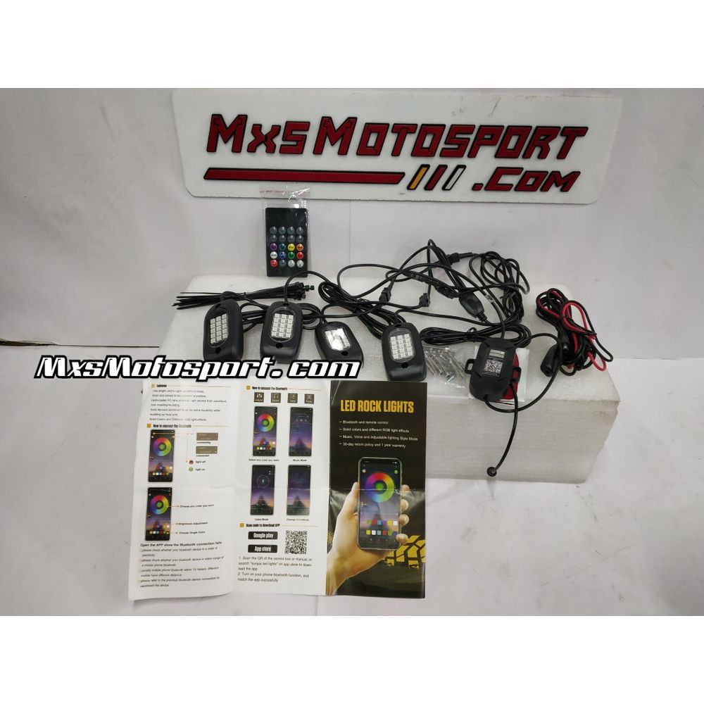 MXS3418 App Controlled 4-X LED Rock Lights