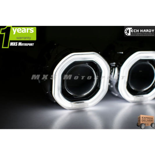 Toyota Etios Cross Headlight HID BI-XENON HALO Ring Square Projector