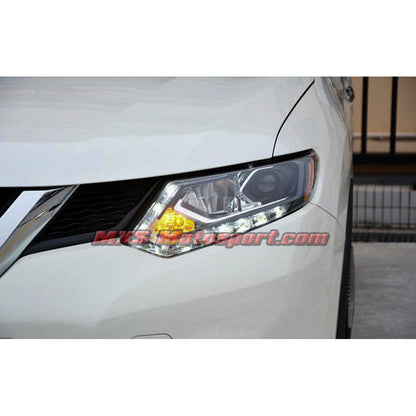 MXSHL440 Projector Headlights With Day Time Running Light nissan Rogue Xtrail 2014-2016