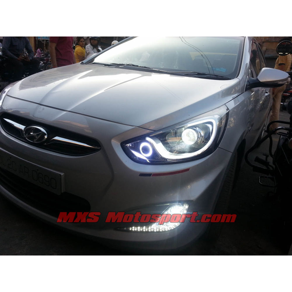 MXSHL453 Dual Projector Headlights Hyundai Verna Fluidic