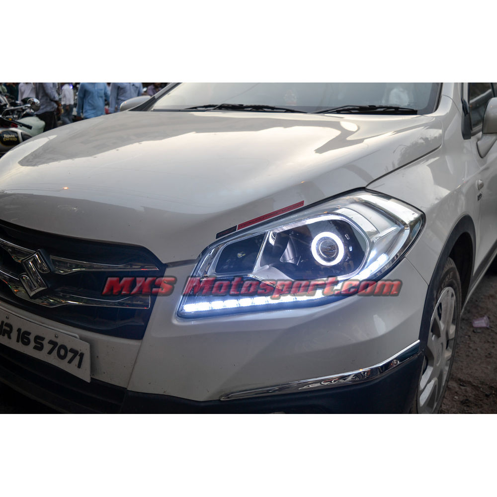 MXSHL491 Projector Headlights Maruti Suzuki S Cross with Matrix Style