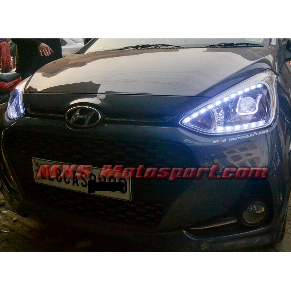 MXSHL596 Hyundai Grand i10 Daymaker Projector Headlights with Matrix Mode